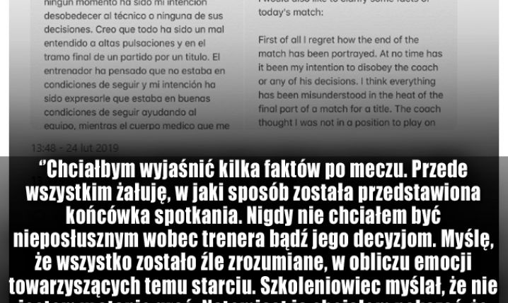 Tak kepa Arrizabalaga tłumaczy swojego zachowanie! :D